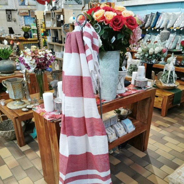 Turkish Towel Red/Big White