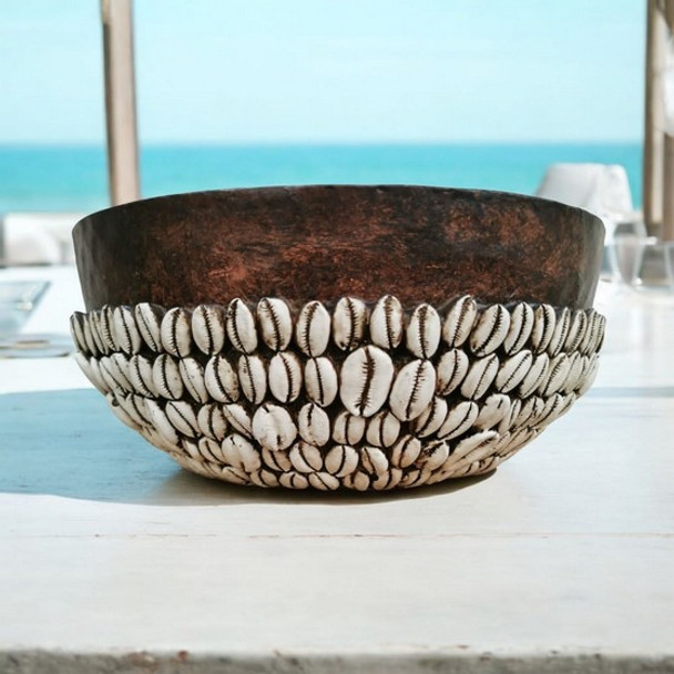 Bowl With Cowrie Shell Design