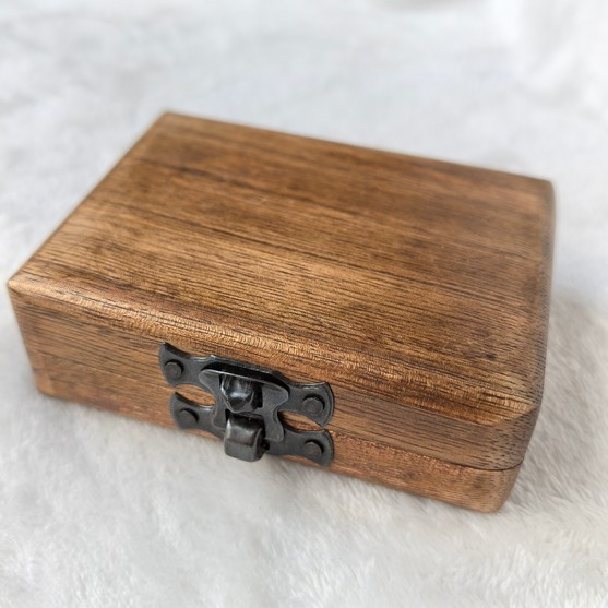 Antique Brass Victoria London 1876 Pocket Watch With Wooden Box / Nautical