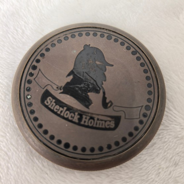 Sherlock Holmes Brass Pocket Compass / Navigation / Gadgets