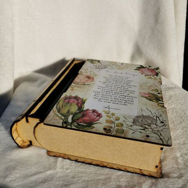 Bible Box  With The Lords Prayer Print