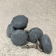 Ceramic Doorknob Blue Off Round With Cracks