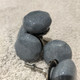 Ceramic Doorknob Blue Off Round With Cracks