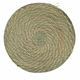Woven Placemat Thin Weave Spiral Duck Egg And Beige 34cm & set of 6