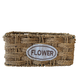 Flower Basket Thick Weave 26cm