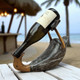 Bamboo Duck Wine Bottle Holder - Black