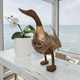Hand Carved Small Bamboo Root Duck Nr 2