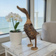 Hand Carved Large Bamboo Root Duck Nr 1