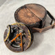 Sundail Compass in Leather Pouch / Navigation / Gadgets