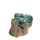 Small Hand Blown Glass Ashtray On Wood Design 3