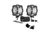 KC HiLiTES 07-18 Jeep JK A-Pillar Mount Light Kit w/6in. Gravity LED Pro6 Spot Beam 20w Lights