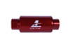 Aeromotive In-Line Filter - (AN-10) 10 Micron Microglass Element Red Anodize Finish