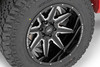 Rough Country 91M Series Wheel | One-Piece | Gloss Black | 22x12 | 8x180 | -44mm