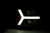 AlphaRex 07-13 Chevy 1500HD NOVA LED Proj Headlights Plank Style Matte Blk w/Activ Light/Seq Signal