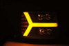 AlphaRex 07-13 Chevy 1500HD NOVA LED Proj Headlights Plank Style Matte Blk w/Activ Light/Seq Signal