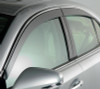 AVS 15-17 Toyota Camry Ventvisor Low Profile Deflectors 4pc - Smoke w/Chrome Trim