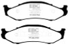 EBC 97-99 Jeep Cherokee 2.5 82mm High Rotors Greenstuff Front Brake Pads