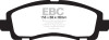 EBC 05-14 Honda Ridgeline 3.5 Extra Duty Front Brake Pads