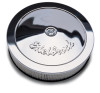 Edelbrock Air Cleaner Pro-Flo Series Round Steel Top Paper Element 14In Dia X 3 75In Dropped Base 1221