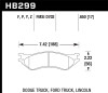 Hawk HPS Street Brake Pads HB299F.650