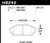 Hawk HP+ Street Brake Pads HB242N.661