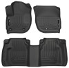 Husky Liners 15 Honda Fit Weatherbeater Black Front and Second Seat Floor Liners