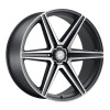 Forgestar F012 24X10 X6 6X139.7 ET25 BS6.5 Satin Black w/ Machine Lip DDT 106.1