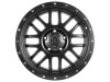 ICON Alpha 20x9 8x6.5 19mm Offset 5.75in BS 125.2mm Bore Satin Black Wheel