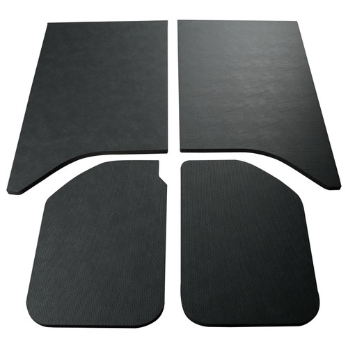 DEI 11-18 Jeep Wrangler JK 2-Door Leather Look Headliner Black 4 Piece