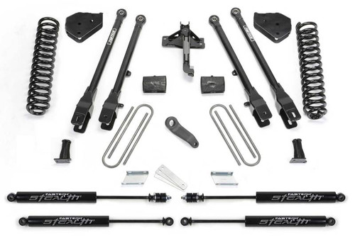 Fabtech 17-20 Ford F250/350 4WD Diesel 6in 4 Link System w/Stealth Shocks