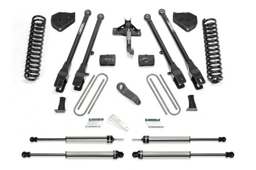 Fabtech 17-20 Ford F250/350 4WD Diesel 6in 4 Link System w/DL Shocks