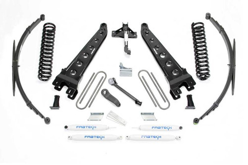 Fabtech 08-16 Ford F250/350 4WD 8in Radius Arm System w/Perf. Shocks