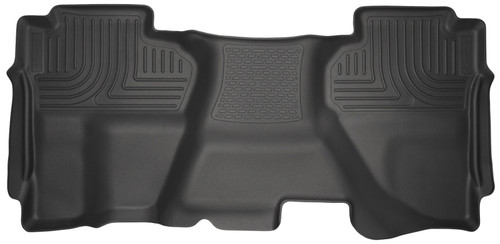 Husky Liners 07-13 Chevrolet Silverado 1500 Ext Cab WeatherBeater Black 2nd Seat Floor Liners