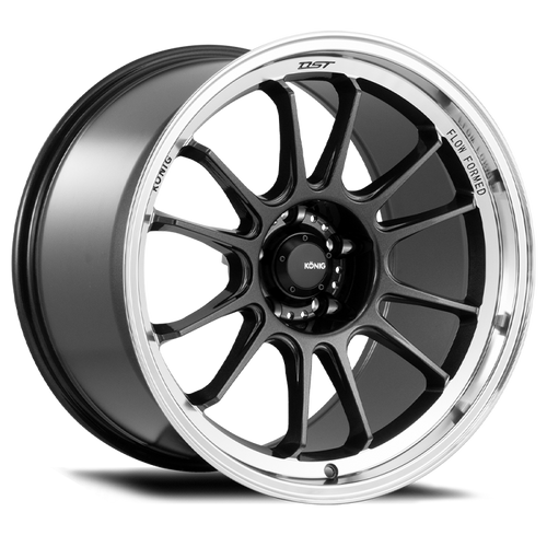 Konig Hypergram 17x8 5x114.3 ET45 Metallic Carbon w/ Machined Lip