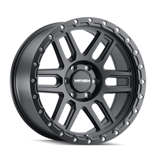 Mayhem 8304 Delta 20x9 / 6x139.7 BP / 0mm Offset / 106mm Hub Matte Black Wheel