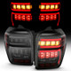 ANZO 2014-2020 Toyota 4Runner T.L Black Housing Smoke Lens Red Light Bar W/Sequential