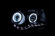 ANZO 2005-2010 Chrysler 300C Projector Headlights w/ Halo Black (CCFL) G2