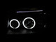 ANZO 2001-2004 Nissan Frontier Projector Headlights w/ Halo Black (CCFL)