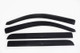 AVS 14-18 Chevy Silverado 1500 Crew Cab Ventvisor Low Profile Deflectors 4pc - Smoke