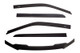 AVS 09-18 Dodge RAM 1500 Quad Cab Ventvisor & Aeroskin Deflector Combo Kit - Matte Black