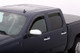 AVS 07-13 Chevy Silverado 1500 Ext. Cab Ventvisor Outside Mount Window Deflectors 4pc - Smoke