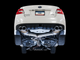 AWE Tuning Subaru 15+ WRX VA Sedan Touring Edition Exhaust - Chrome Silver Tips (102mm)
