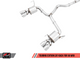 AWE Tuning Subaru 15+ WRX VA Sedan Touring Edition Exhaust - Chrome Silver Tips (102mm)