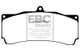 EBC Brakes Orangestuff Full Race Brake Pads