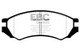 EBC 91-93 Nissan NX 2.0 (ABS) Redstuff Front Brake Pads