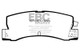 EBC 86-92 Toyota Corolla 1.6 Yellowstuff Rear Brake Pads