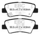 EBC 12+ Hyundai Elantra GT 2 Greenstuff Rear Brake Pads