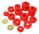 Energy Suspension 80-98 Ford F250/F350 / 80-92 Ford F100/F150 / 85-98 Ford F450 Red Body Mount Set