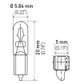 Hella Bulb 2723 12V 23W W2X46D T15