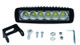 Hella Value Fit Mini 6in LED Light Bar - Flood Beam Pedestal